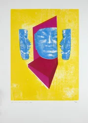 Habitación invisible nº6, 2ª edición, 2019 (xilografía y serigrafía)