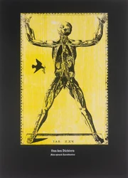 Sobre poetas, Así habló Zaratustra, 2025 (xilografía y serigrafía)