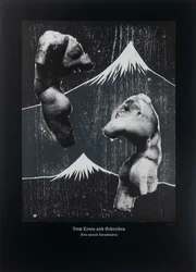 Sobre la lectura y la escritura (negro), Así habló Zaratustra, 2023 (xilografía y serigrafía)