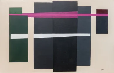 Suprematista Ejecución de Maximiliano, 2017 (óleo sobre lienzo)
