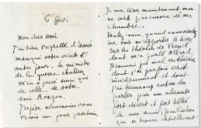 Carta a Andre Breton, 1918