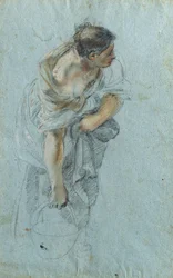 Estudio para una figura femenina