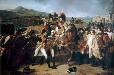 Sorpresa en el puente sobre el Danubio el 13 de noviembre de 1805