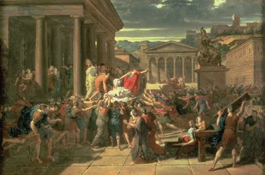 La muerte de César (100-44 a.C.)