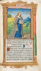 Libro de Horas Impreso (Uso de Roma): fol. 109r, María Magdalena