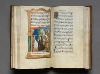 Libro de Horas Impreso (Uso de Roma): fol. 85r, Monja dominica