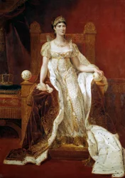 Retrato de cuerpo entero de Josefina de Beauharnais, emperatriz de los franceses