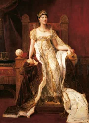 Retrato de Josefina Bonaparte, de Guillaume Guillon Lethiere, óleo sobre lienzo