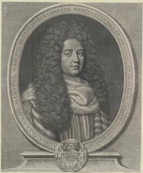 Adrien-Alexandre marqués Conde de Manevilette Crevecoeur (huella)