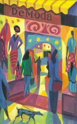 De Moda, 2013 (gouache sobre papel)