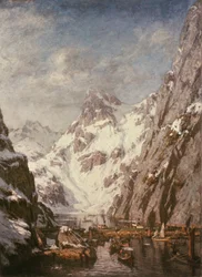 La batalla del fiordo de los trolls (pintura)