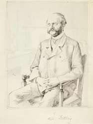 Director C. A. Zitting, estudio de retrato