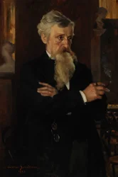 Retrato de August Schauman, periodista