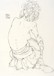 Desnudo femenino, Al borde del tiempo