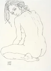 Desnudo femenino, Tímida