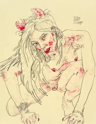 Desnudo femenino, a la sombra de tus alas