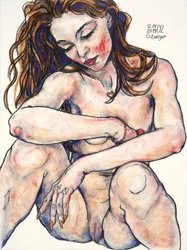 Desnudo femenino, Embriaguez