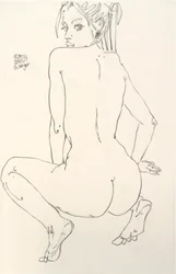 Desnudo femenino, Mar abierto