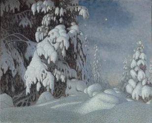 Luz de luna invernal, 1895