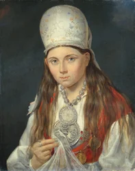 Chica estonia, 1852