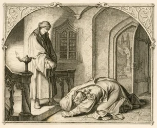 Martín Lutero junto al ladrón Hans Kohlhase (1500-1540)