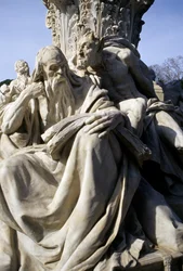 Monumento a Goethe en el parque que rodea la Villa Borghese (detalle)