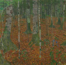 Bosque de abedules, 1903