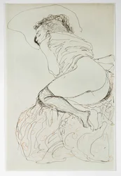 Mujer desnuda, girada a la izquierda