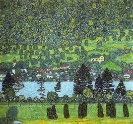Klimt - Unterach en el Altersee, 1916