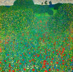 Campo de amapolas, 1907