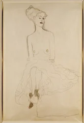 Mujer sentada, 1908