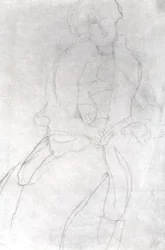 Mujer sentada con boa (Adele Bloch-Bauer)