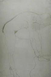 Desnudo de pie con piernas levantadas, c.1907
