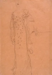 Estudio para el retrato de Adele Bloch-Bauer I