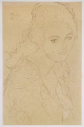 Estudio para el cuadro Retrato Ria Munk III