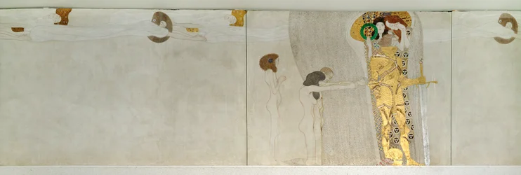 Detalle del friso de Beethoven