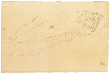 Dos desnudos reclinados, c.1913