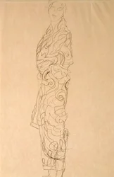 Mujer en un kimono