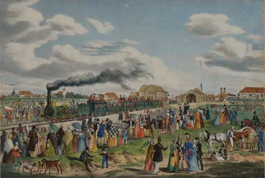 Inauguración del ferrocarril Múnich-Augsburgo el 1 de septiembre de 1839, 1839