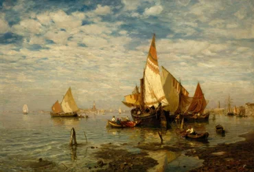 En la laguna de Venecia