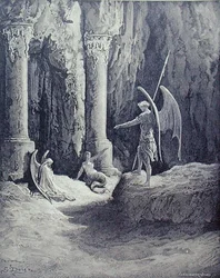 Satanás en las puertas del infierno, del Libro II de 