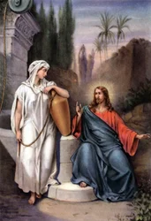 La buena samaritana, c.1950s (postal)