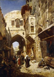 Davidstrasse, Jerusalén, 1887