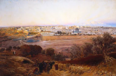 Jerusalén desde el Monte de los Olivos, 1902