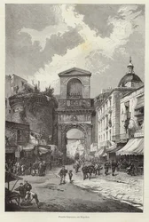 Porta Capuana en Nápoles