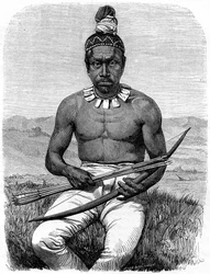 Nativo americano, California, siglo XIX