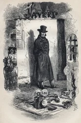 Javert, ilustración de la novela “Los Miserables” de Victor Hugo