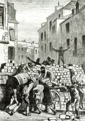 La barricada, ilustración de 