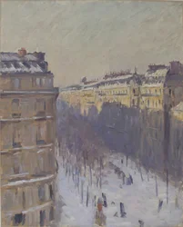 Boulevard Haussmann, efecto de nieve