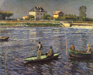 Pescadores en el Sena